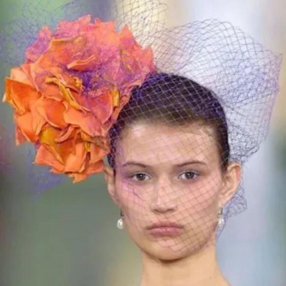 Ralph Lauren Floral Multi Silk Chiffon Ruffled Trumpet Skirt - Picture 9 of 15